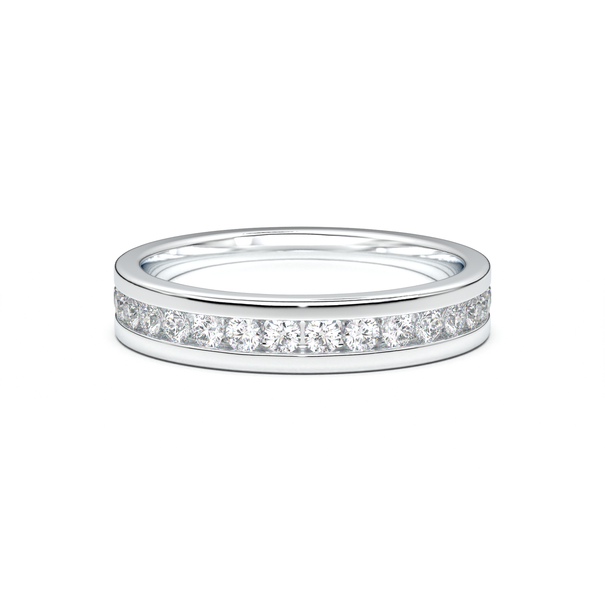 Channel-Set Diamond Men's Band