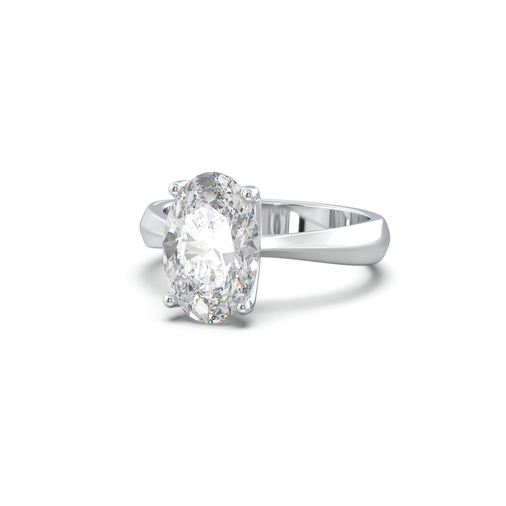 Oval Solitaire Engagement Ring