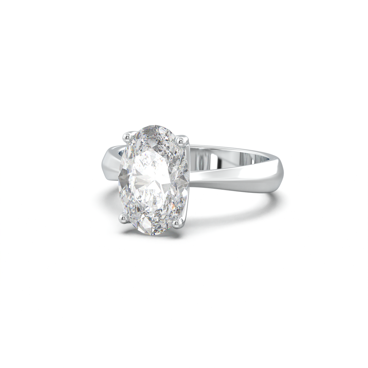 Oval Solitaire Engagement Ring