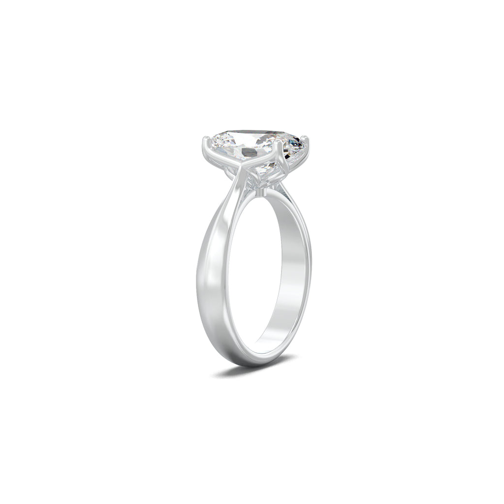 Oval Solitaire Engagement Ring