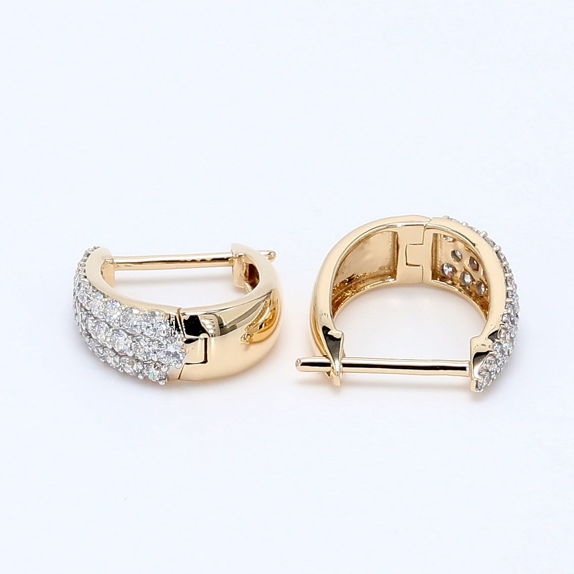 Celestial Cluster Petite Hoop Earrings
