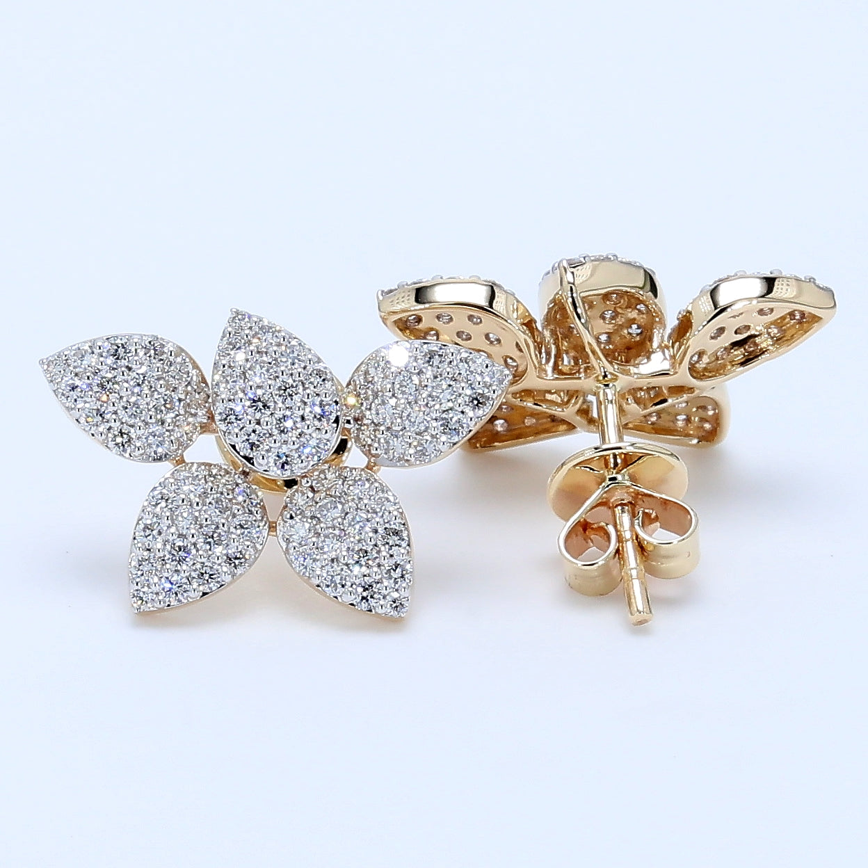 Celestial Cluster Pear Shaped Earring