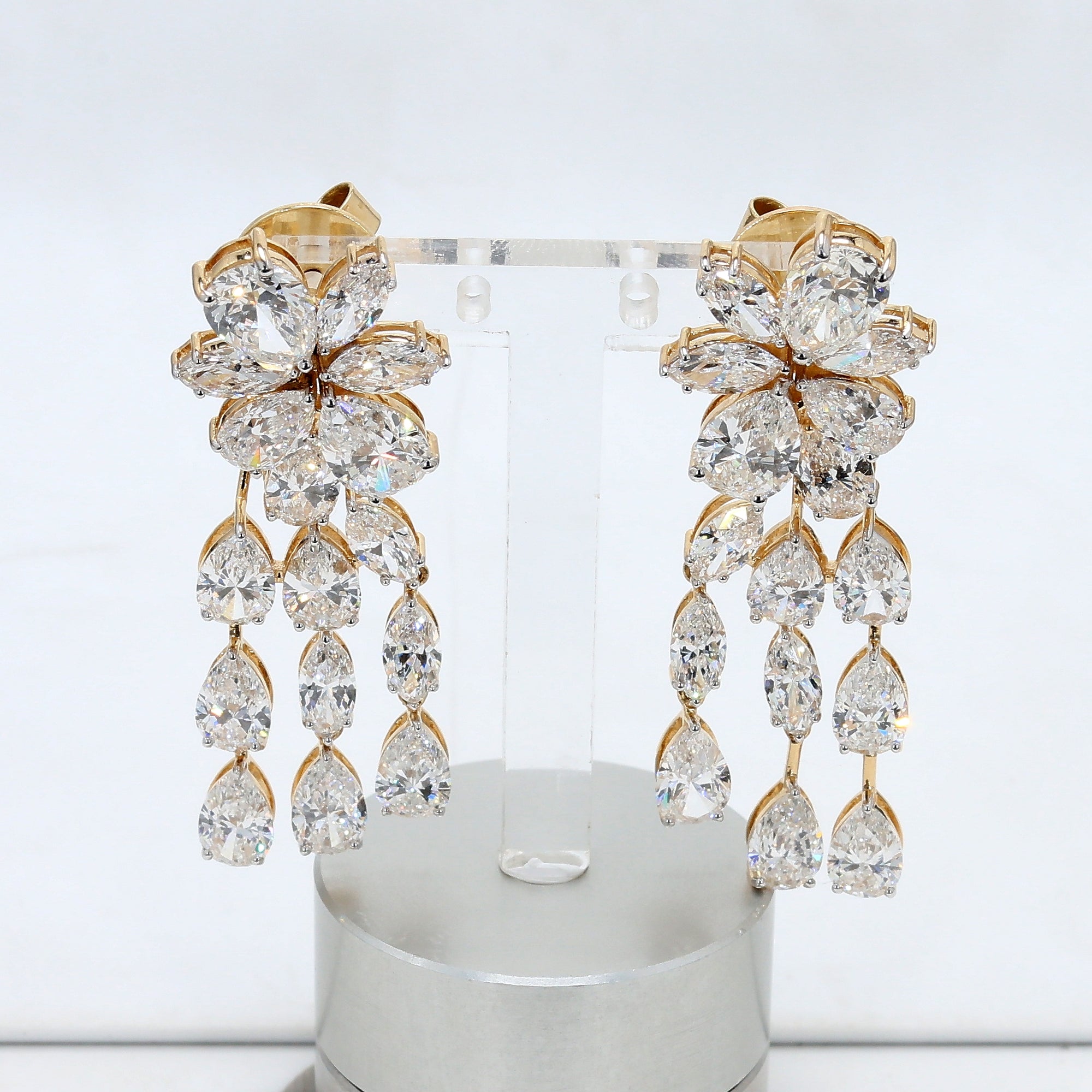 Twilight Pear-Marquise Drop Earring