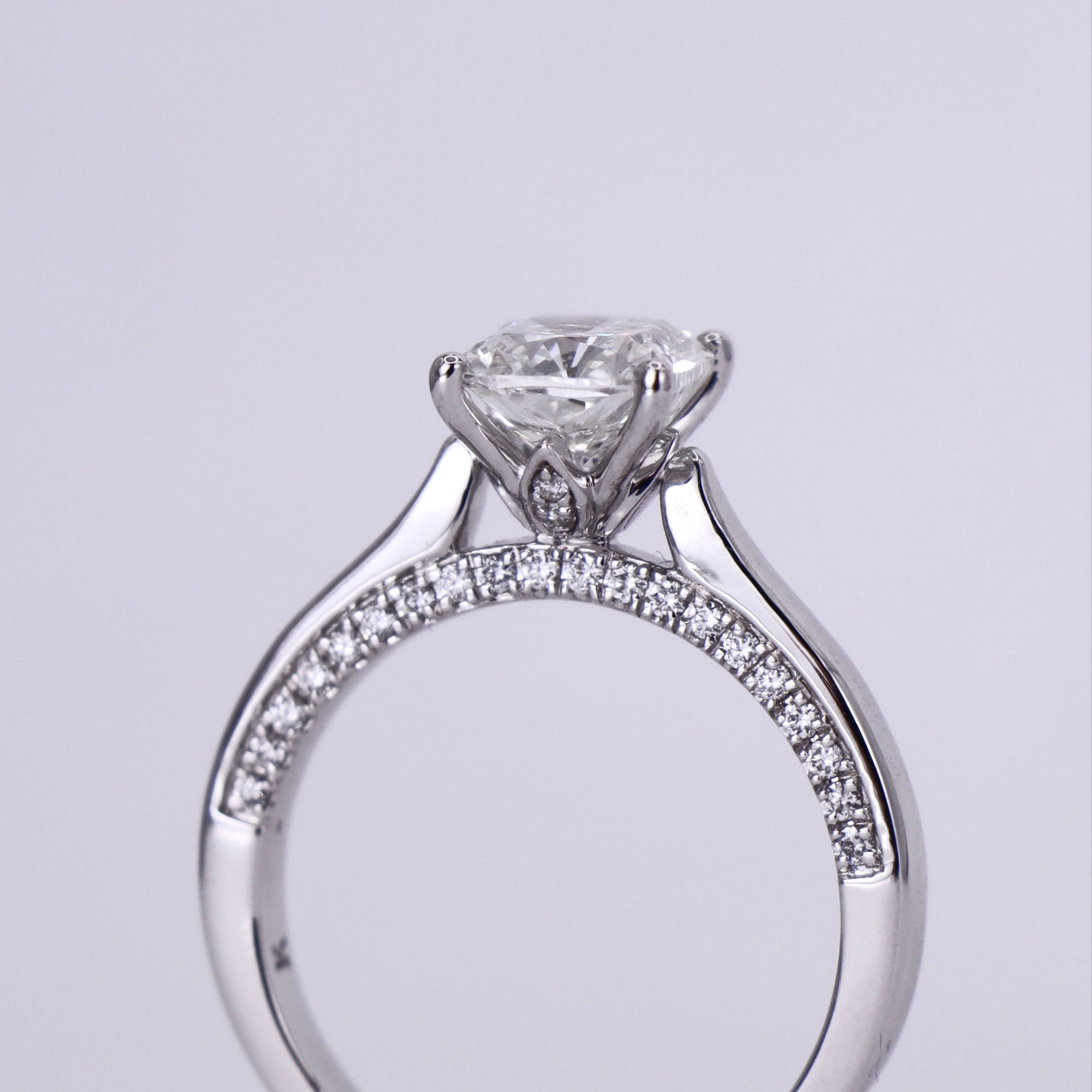 Celestial Bridge Cushion Ring