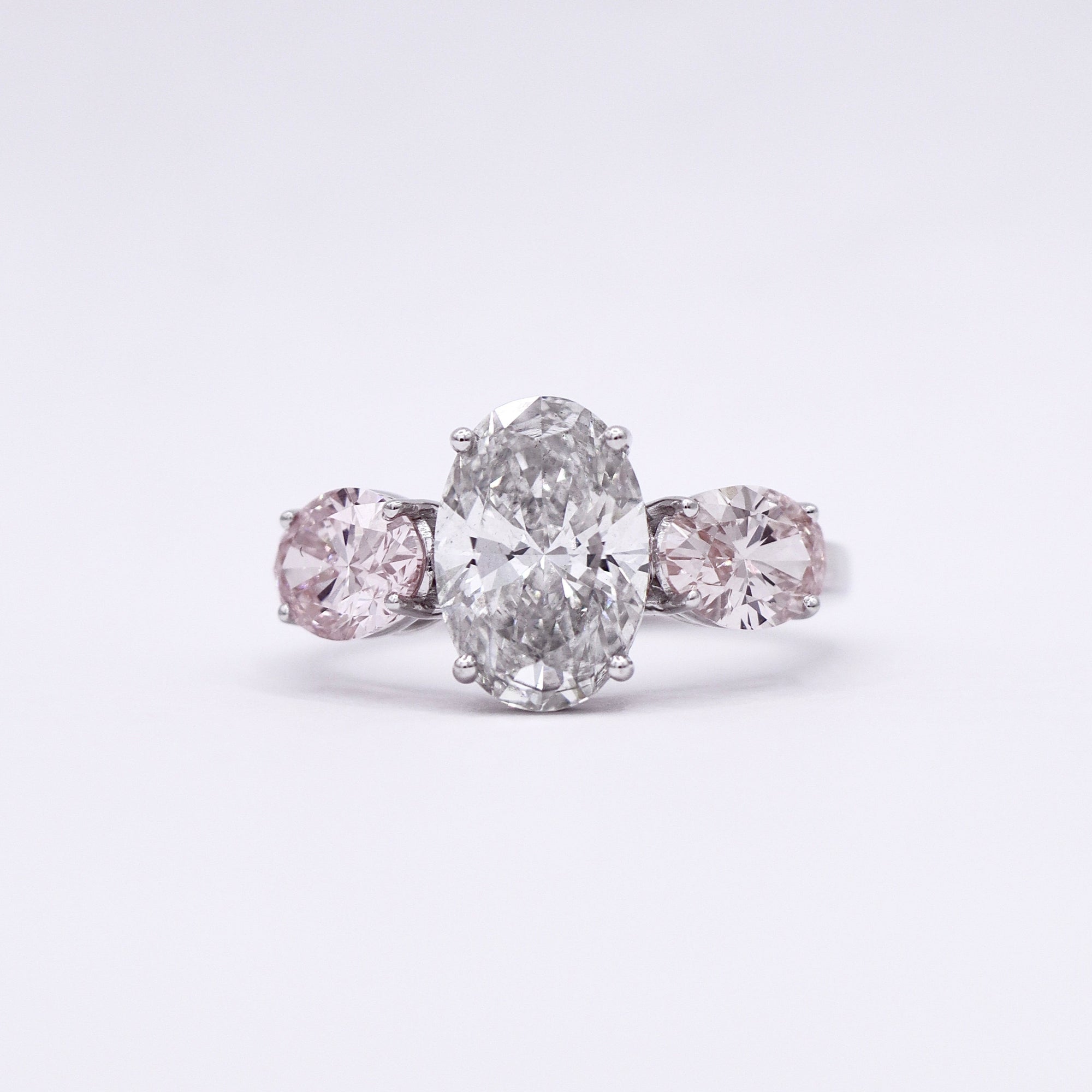 Trinity Oval - Pink Oval Ring