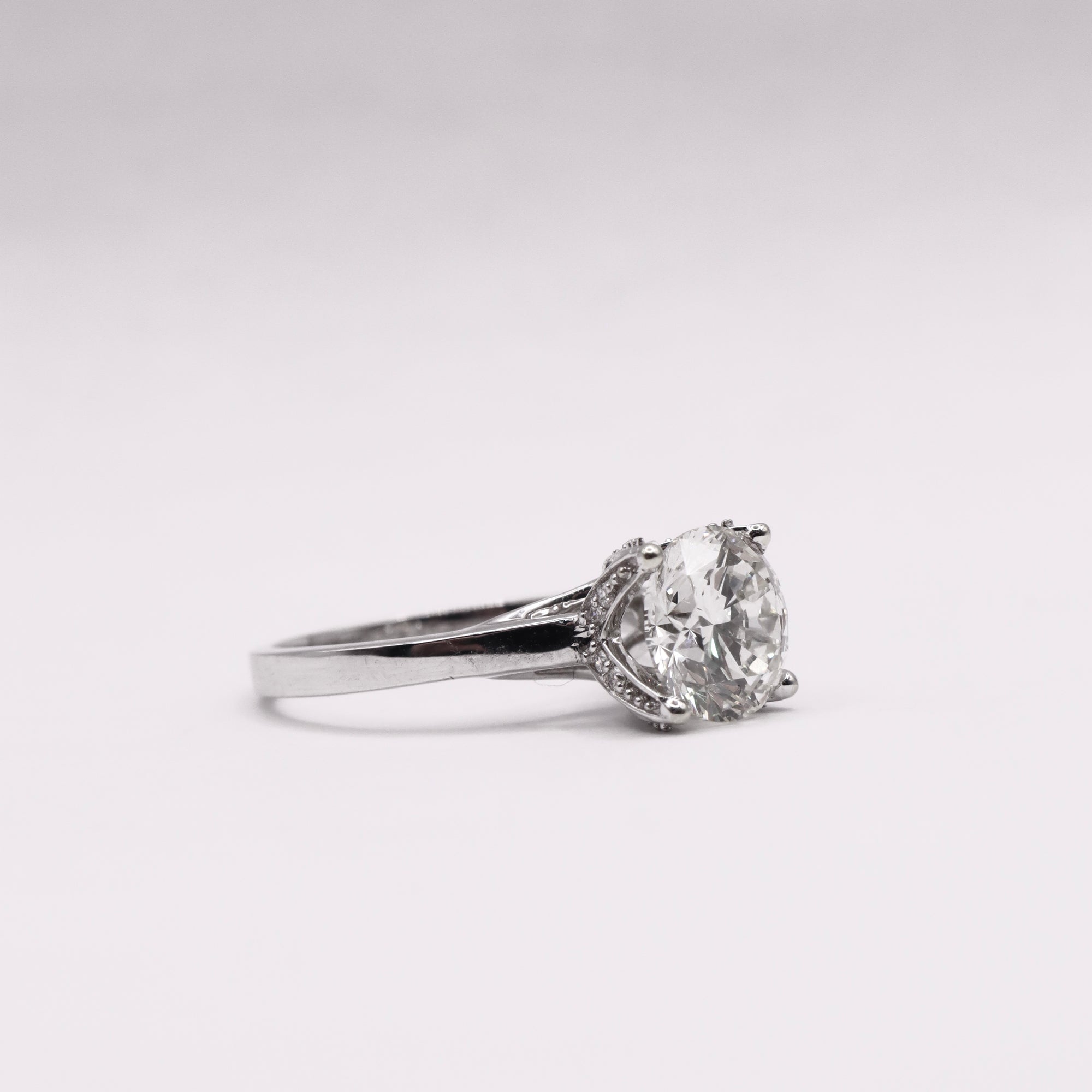 Hidden Twilight Round Ring