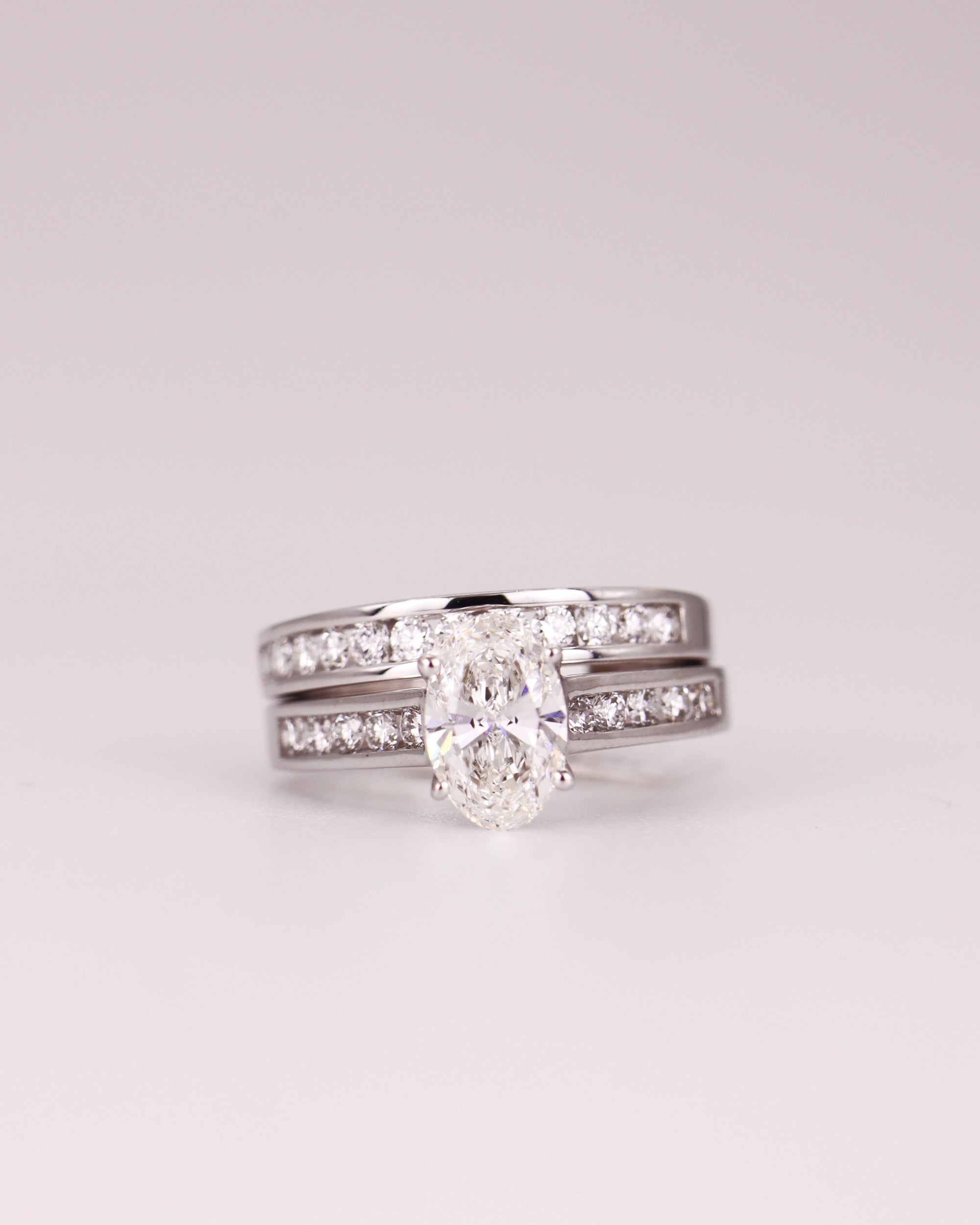 Celestial Band & Oval Ring Set