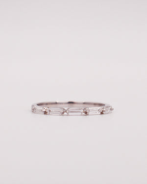 Crescent Baguette Band