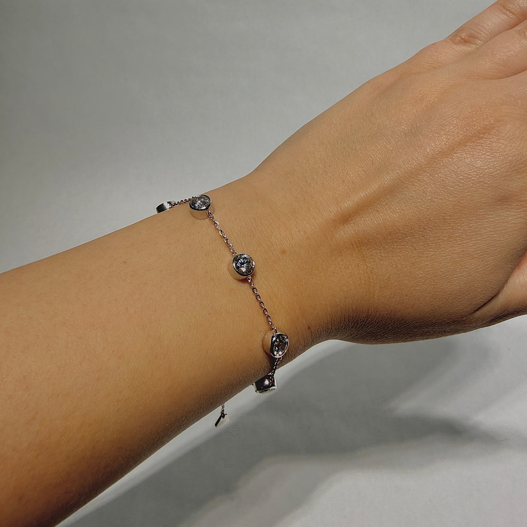 Eclipse Round Station Chain Bracelet