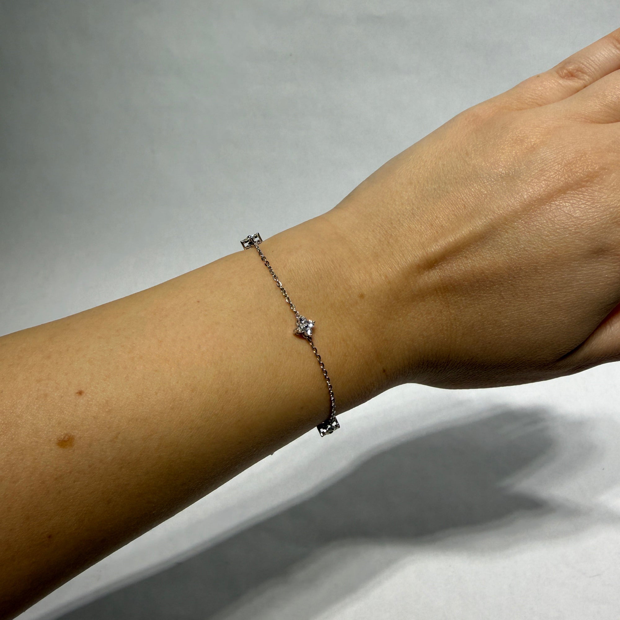 Celestial Station Clover Chain Bracelet