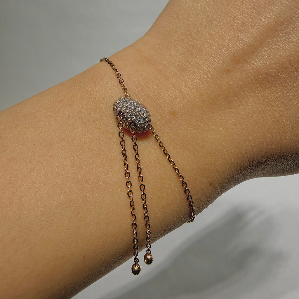Celestial Cluster Bolo Chain Bracelet