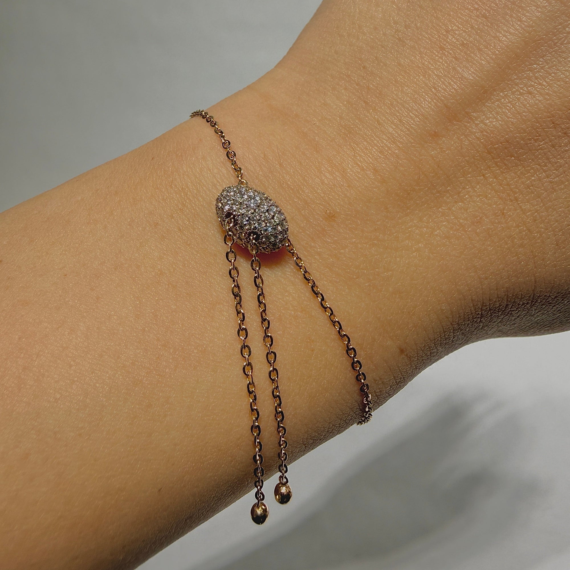 Celestial Cluster Bolo Chain Bracelet