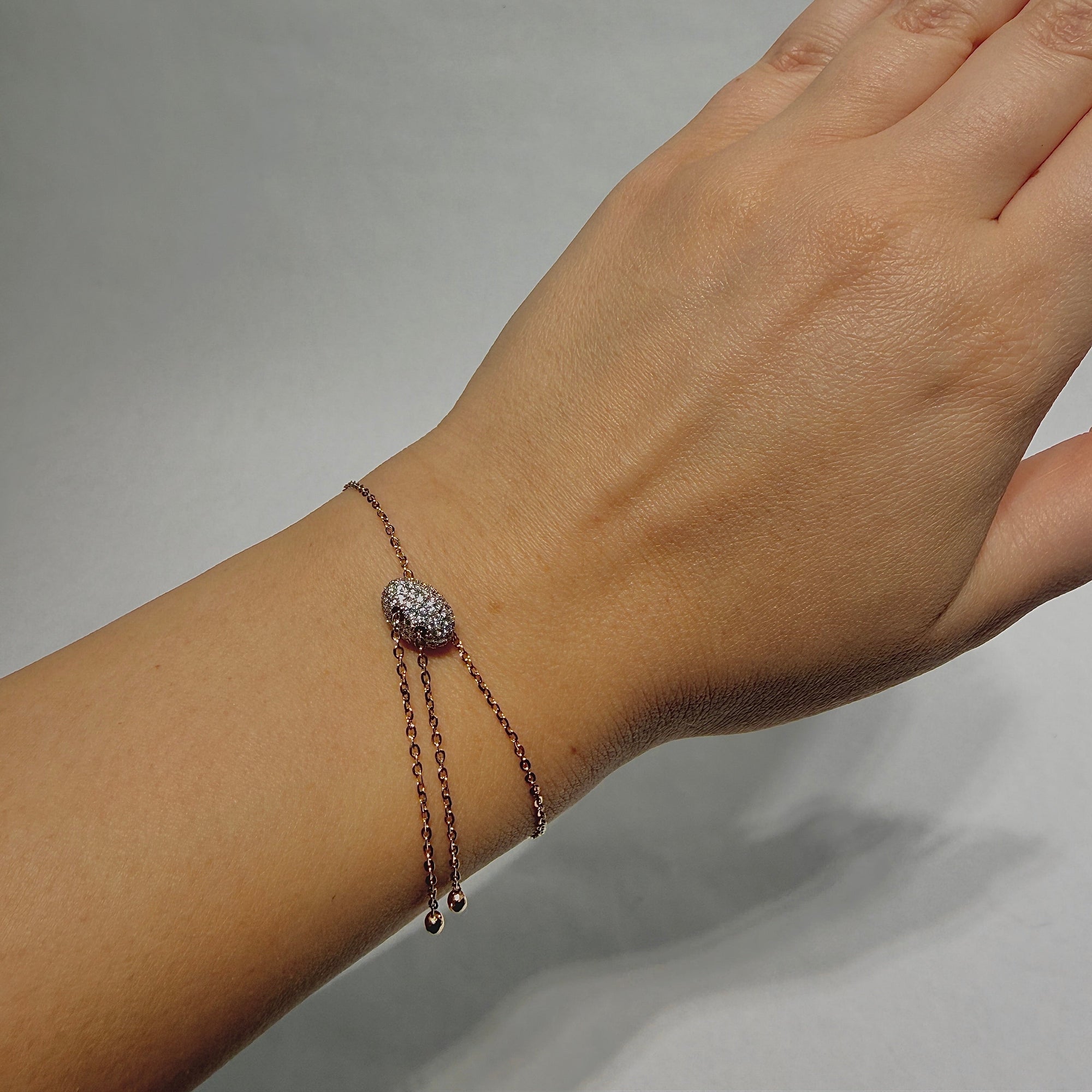 Celestial Cluster Bolo Chain Bracelet