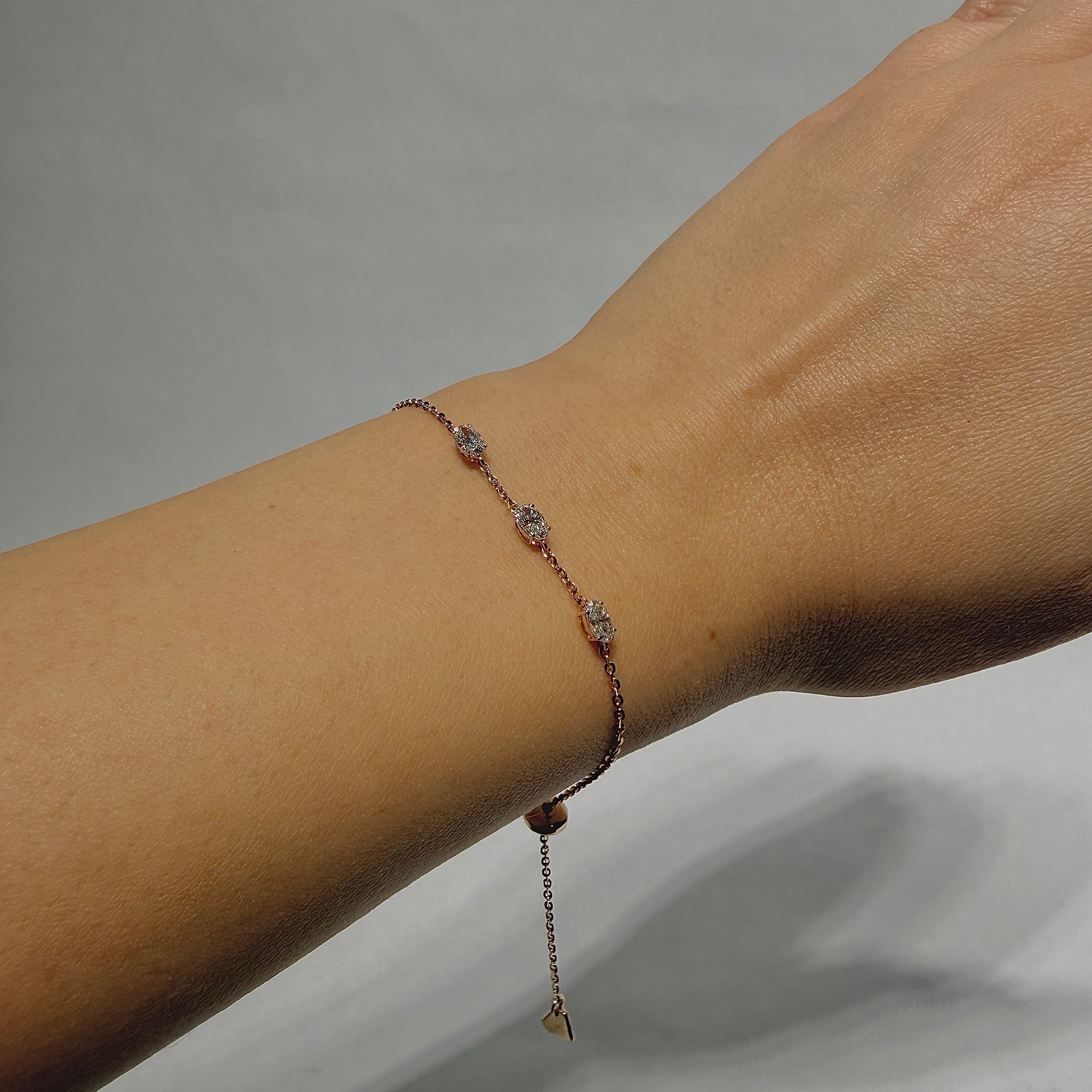 Eternal Oval Station Chain Bracelet