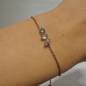 Twilight Multi-Shape Chain Bracelet