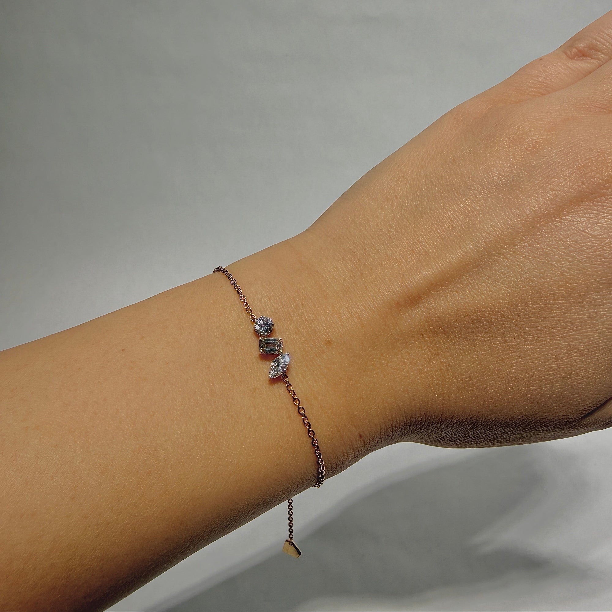 Twilight Multi-Shape Chain Bracelet