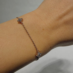 Celestial Station Clover Chain Bracelet