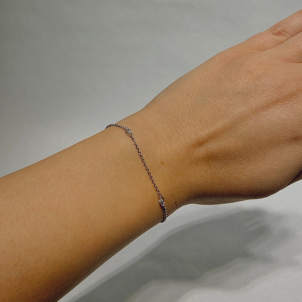 Eternal Marquise Station Chain Bracelet