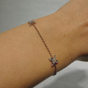 Twilight Marquise Station Chain Bracelet