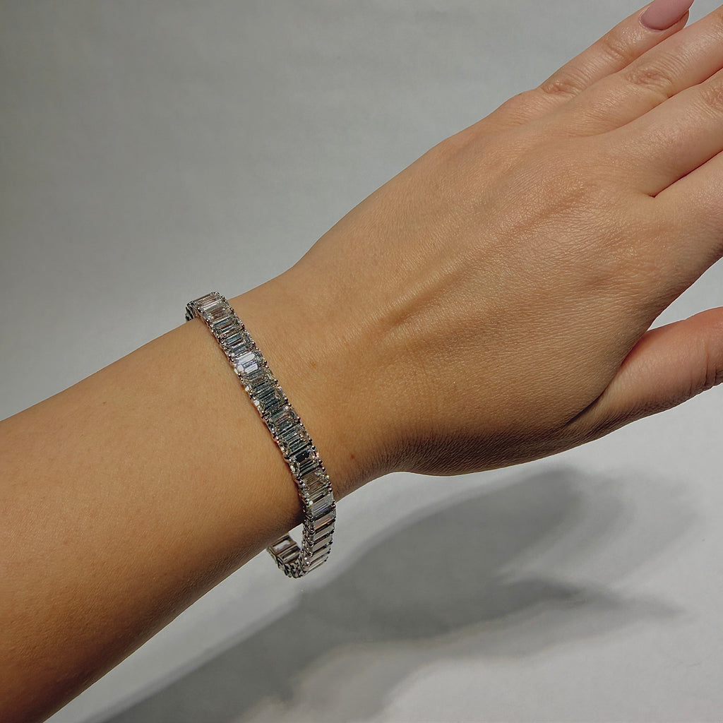 Eternity Emerald 30.54ct Bracelet