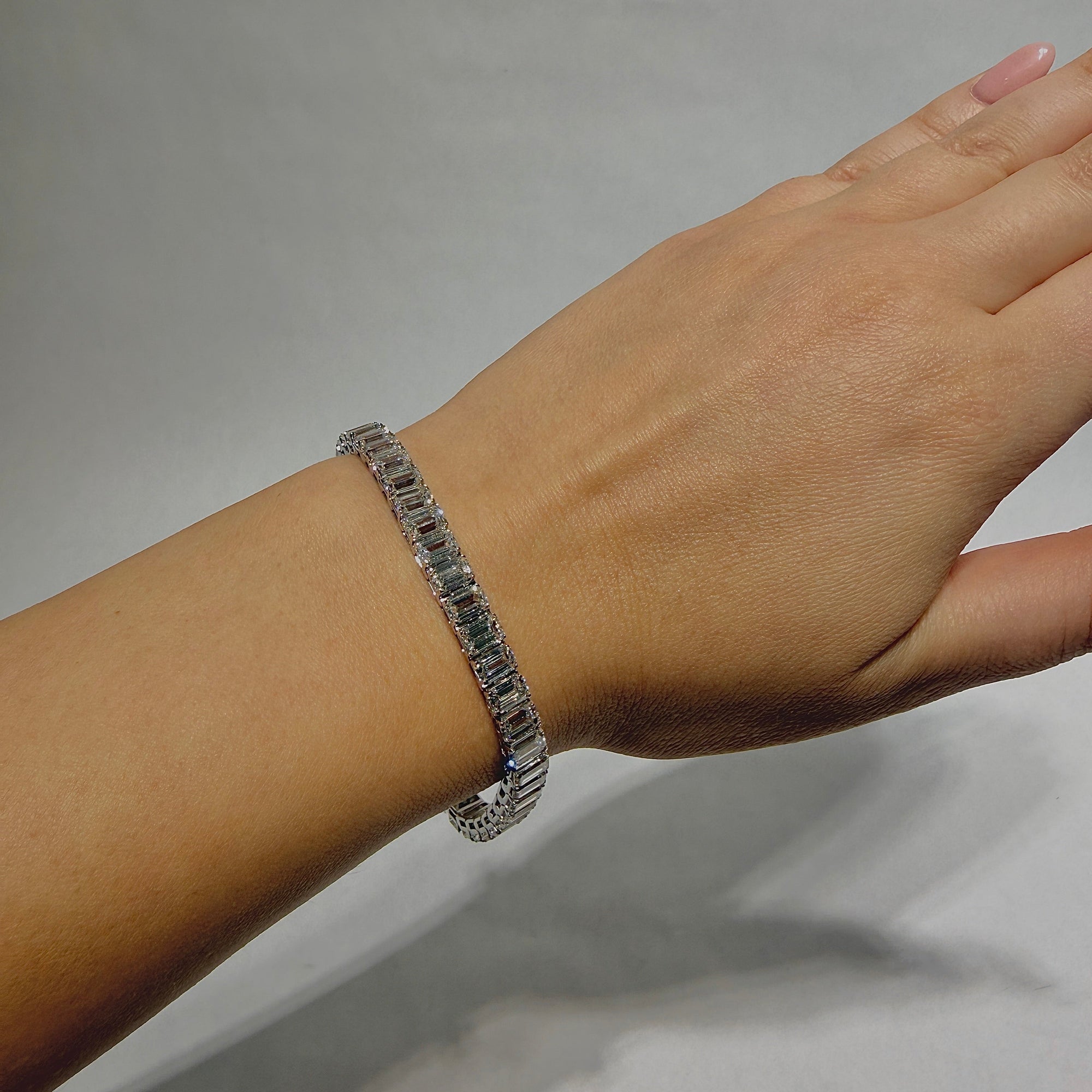 Eternity Emerald 17.31ct Bracelet
