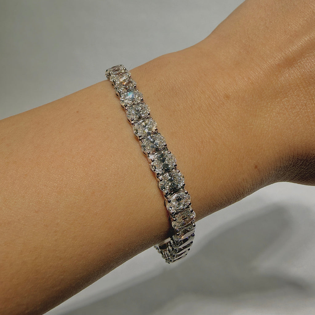 Eternity Oval 20.29ct Bracelet