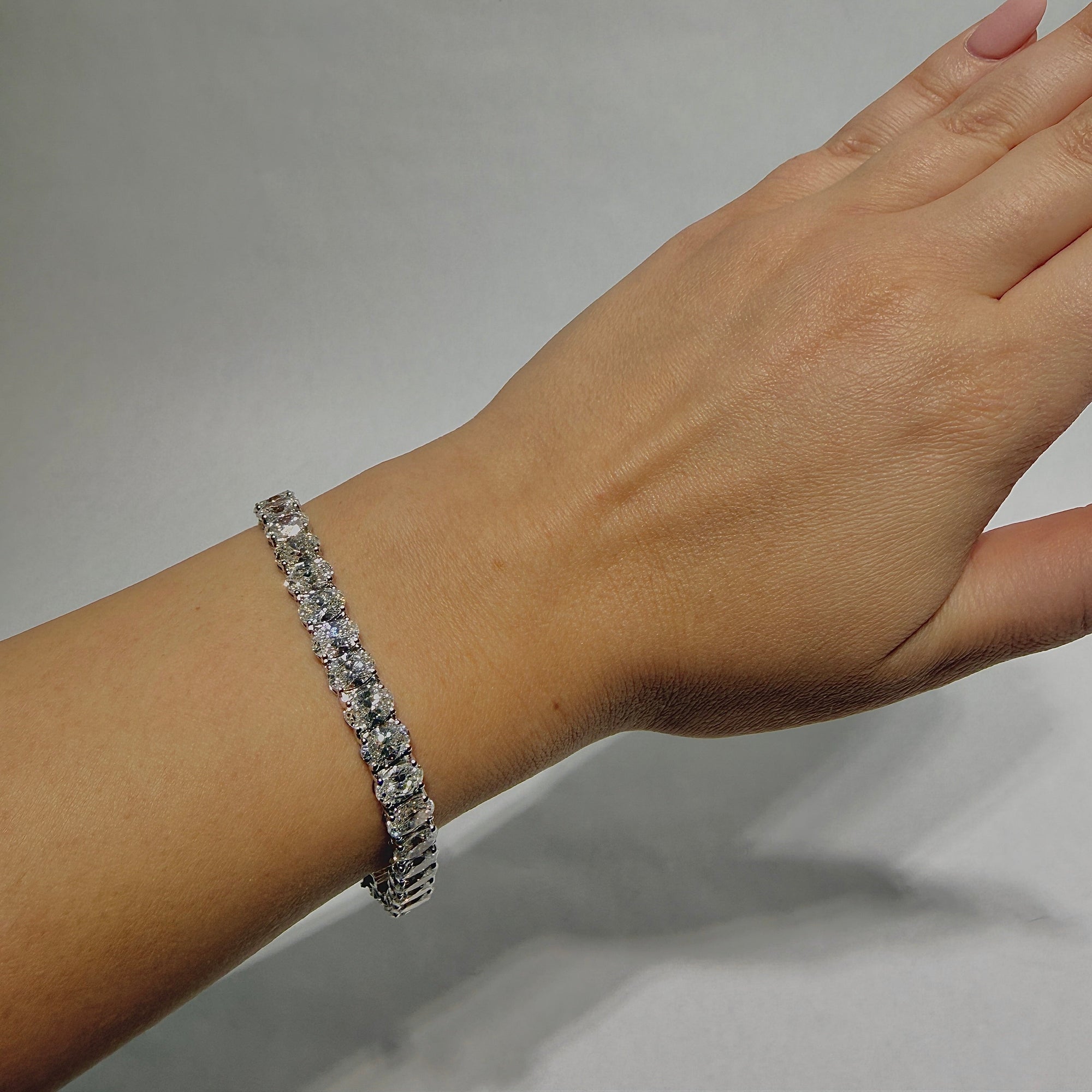 Eternity Oval 20.29ct Bracelet