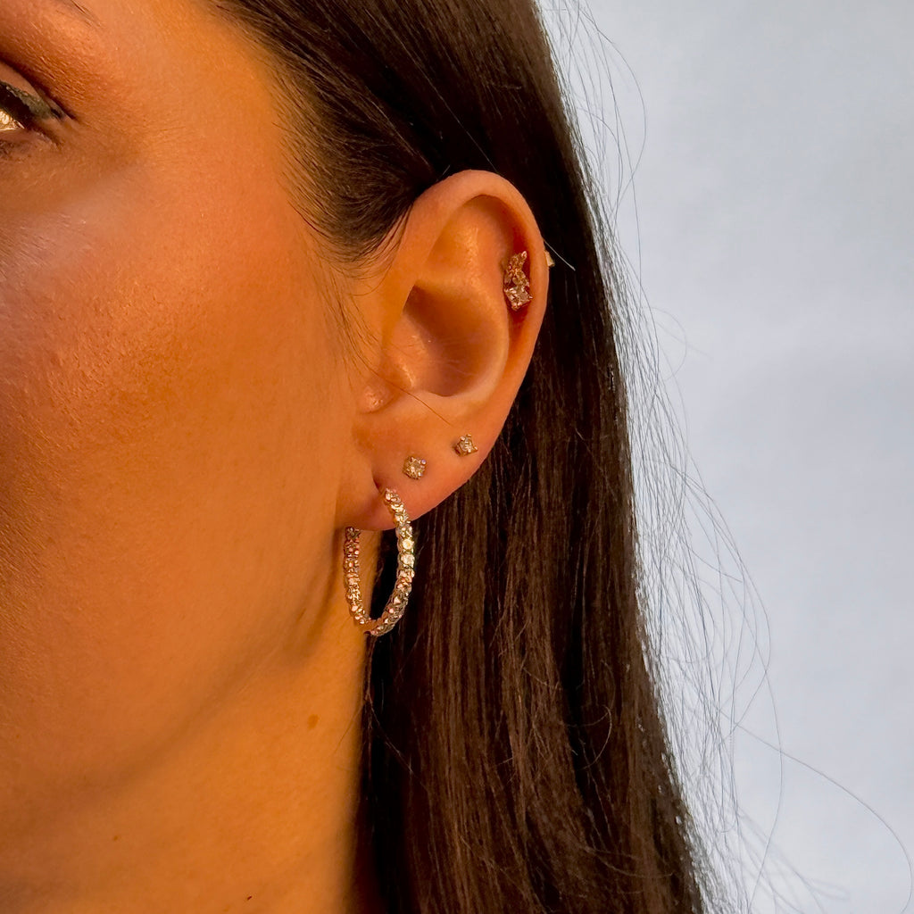 Celestial Eternity Hoop Earrings