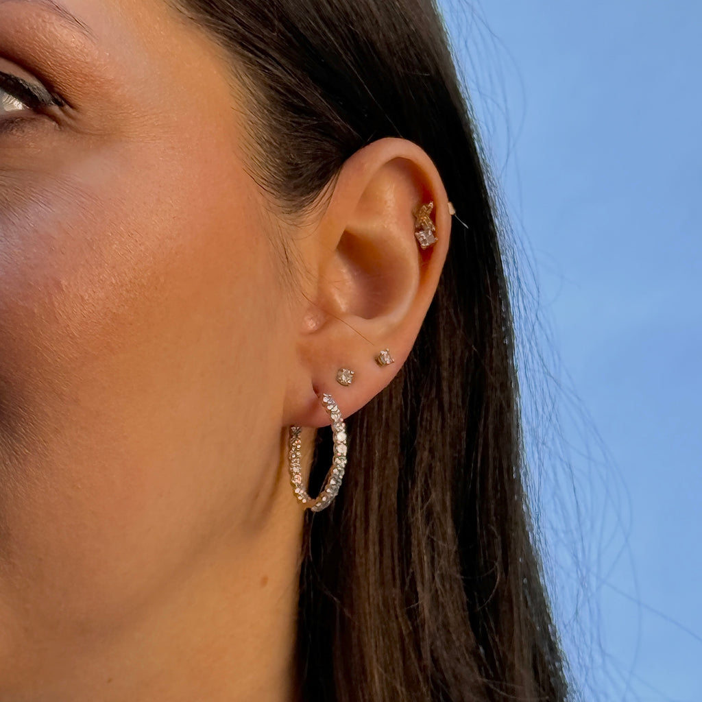 Celestial Eternity Hoop Earrings