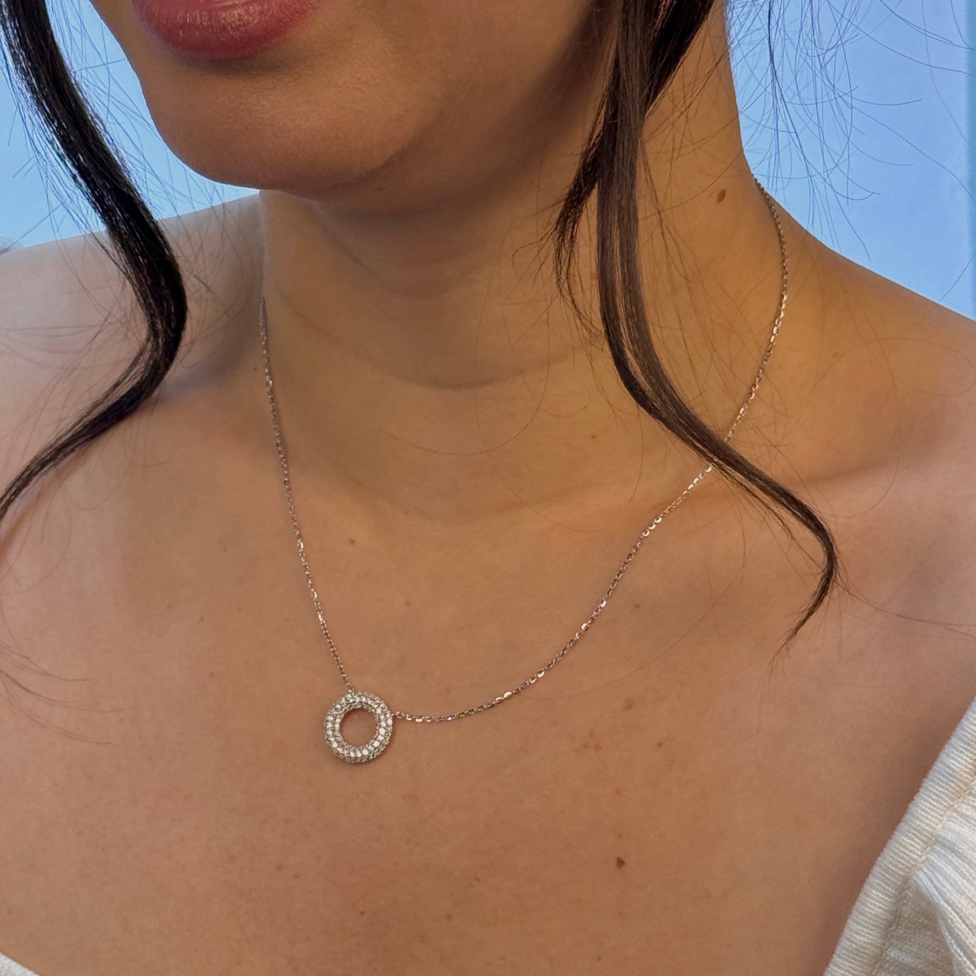 Celestial Cluster Moon Pendant