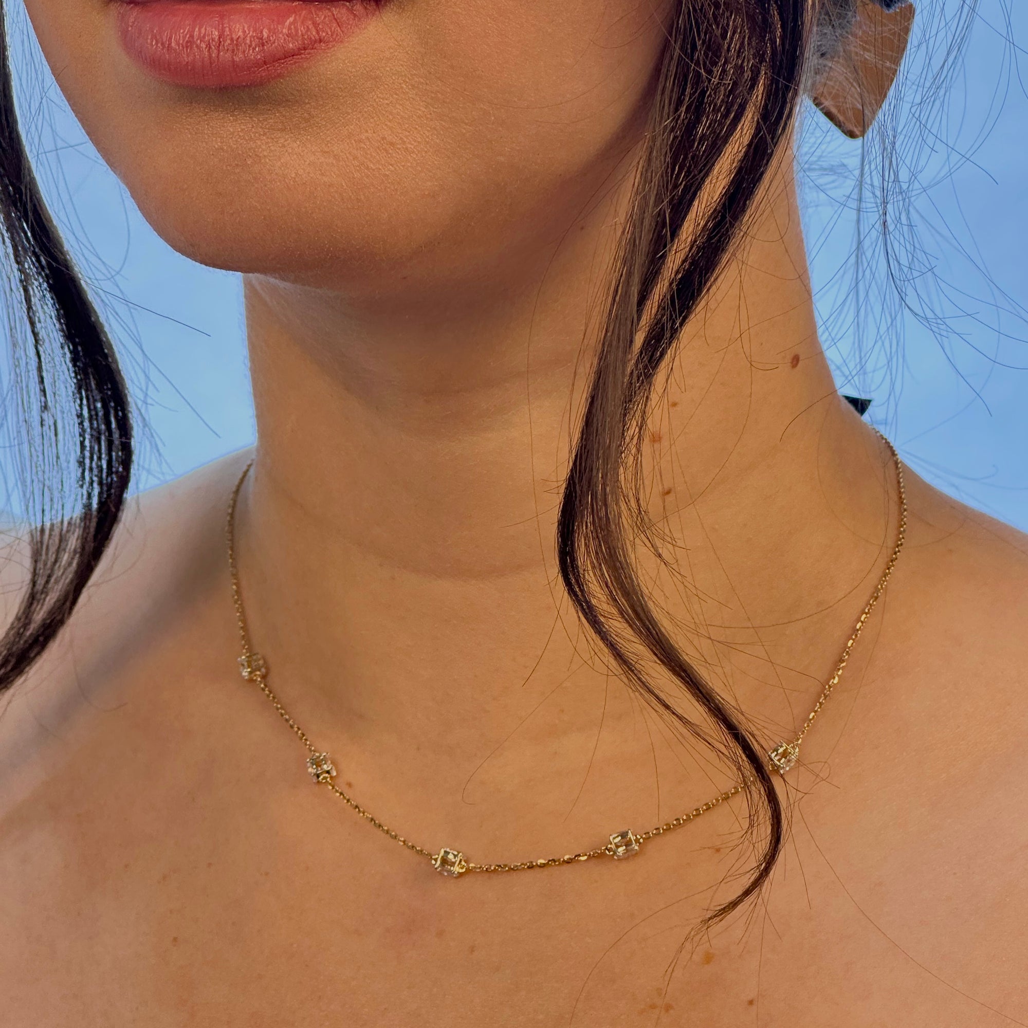 Eternal Station Oval Necklace