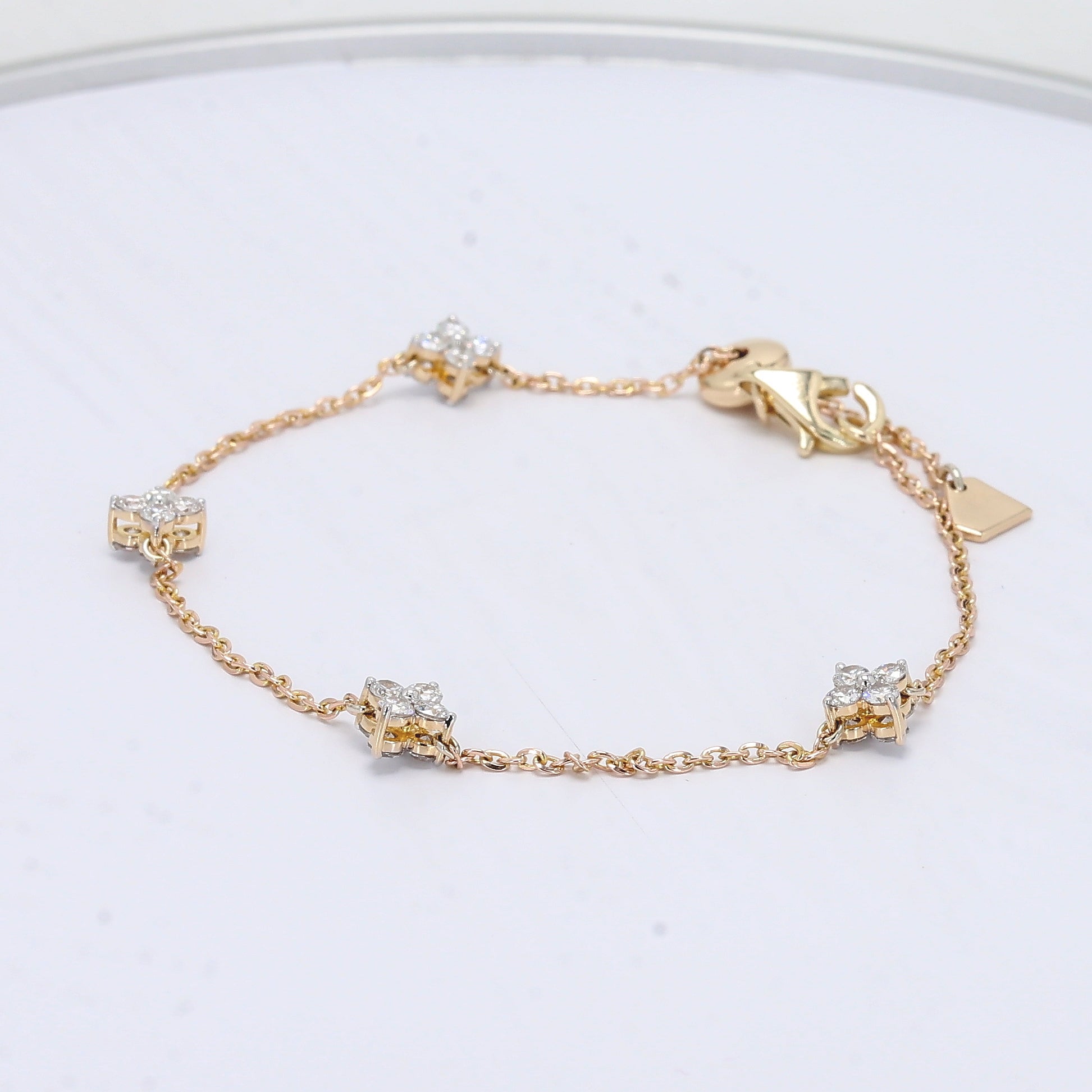 Celestial Station Clover Chain Bracelet