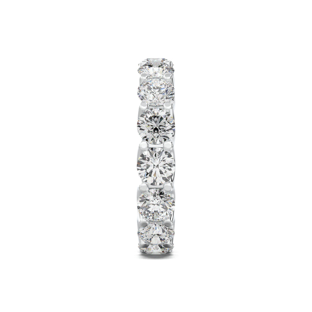 LR20662 round eternity wedding band white gold side view