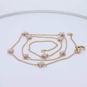 Celestial Clover Front/Back Necklace