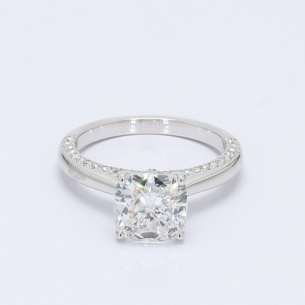 Celestial Bridge Cushion Ring