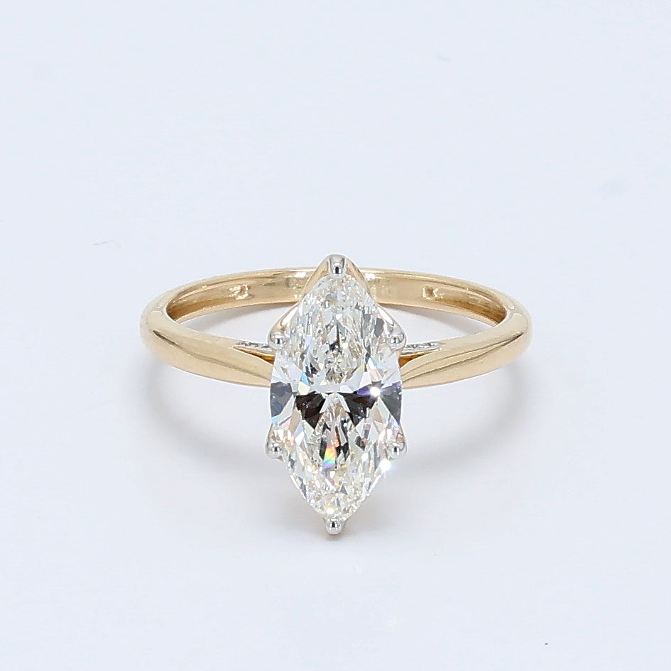 Celestial Bridge Marquise Ring