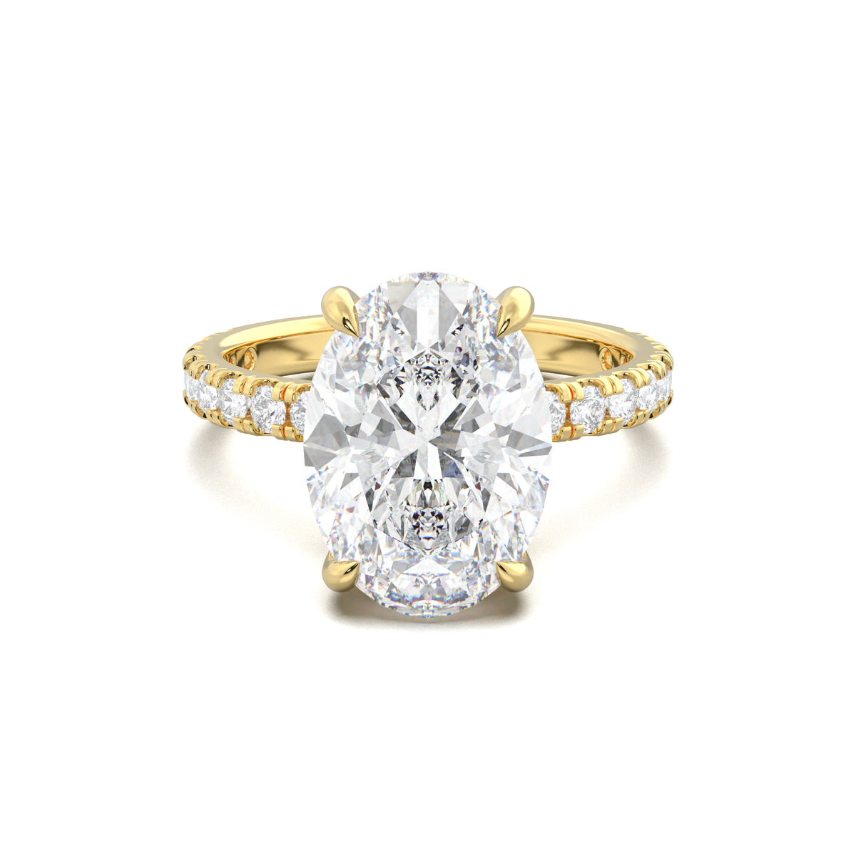 PR0010 yellow gold top view
