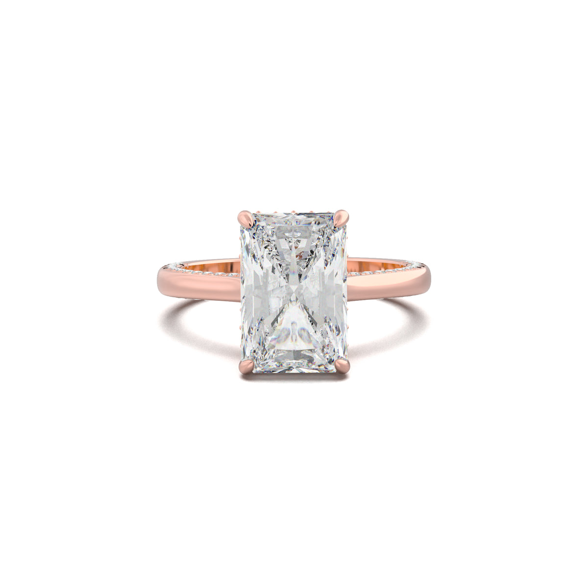 PR0036 rose gold top view