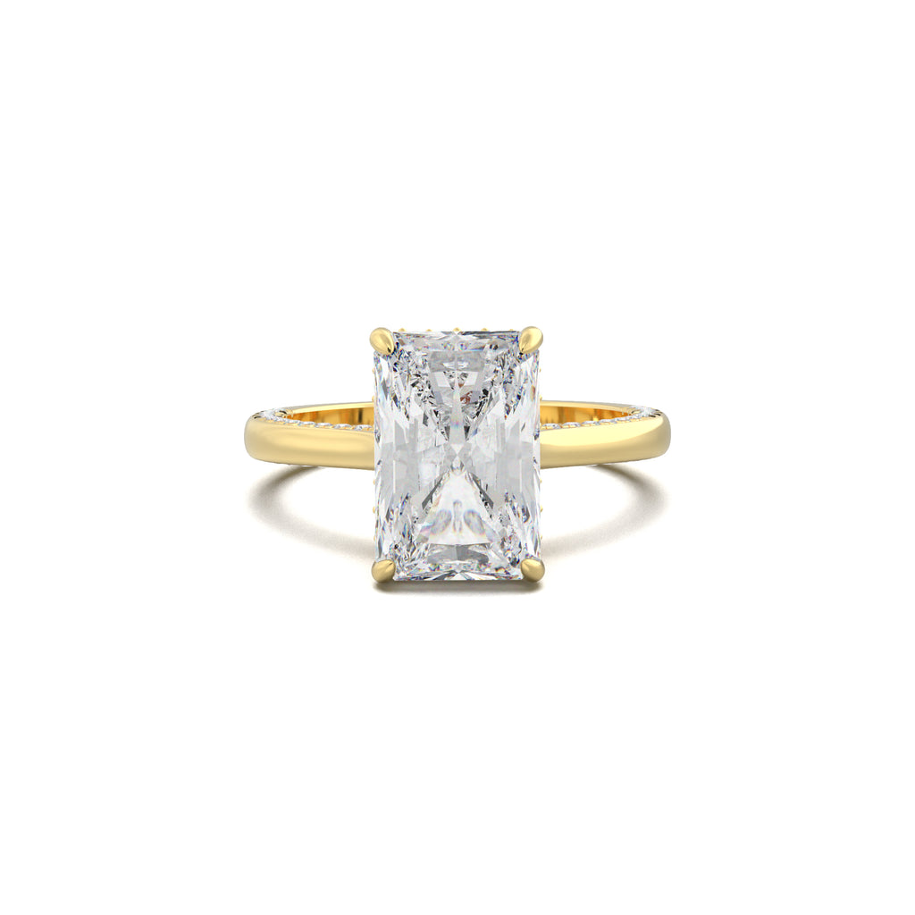 PR0036 yellow gold top view