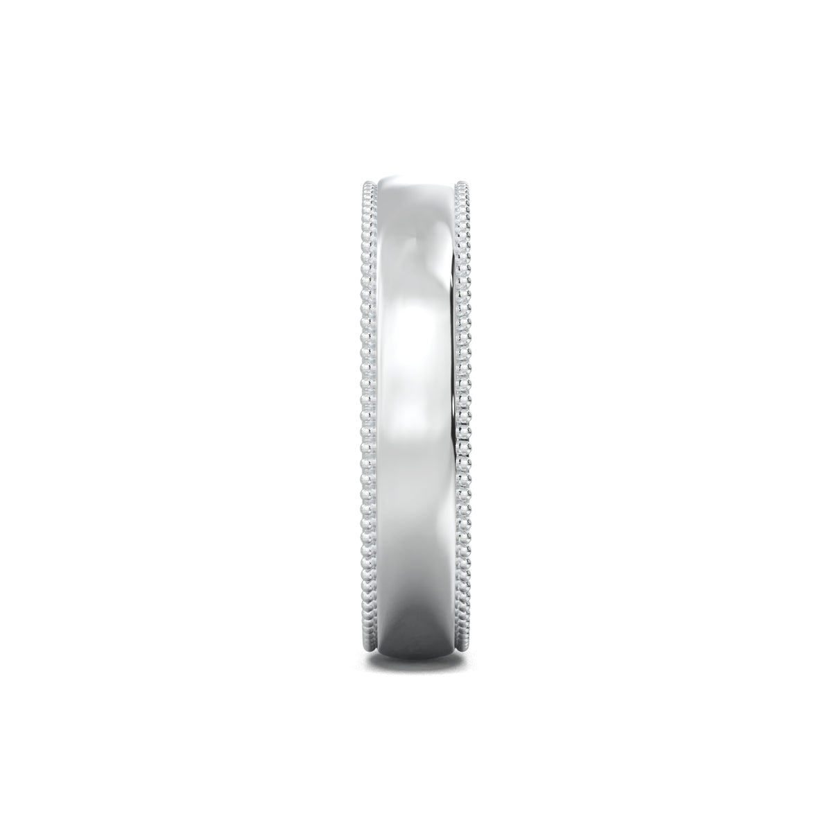 PR004 men's band white gold side view