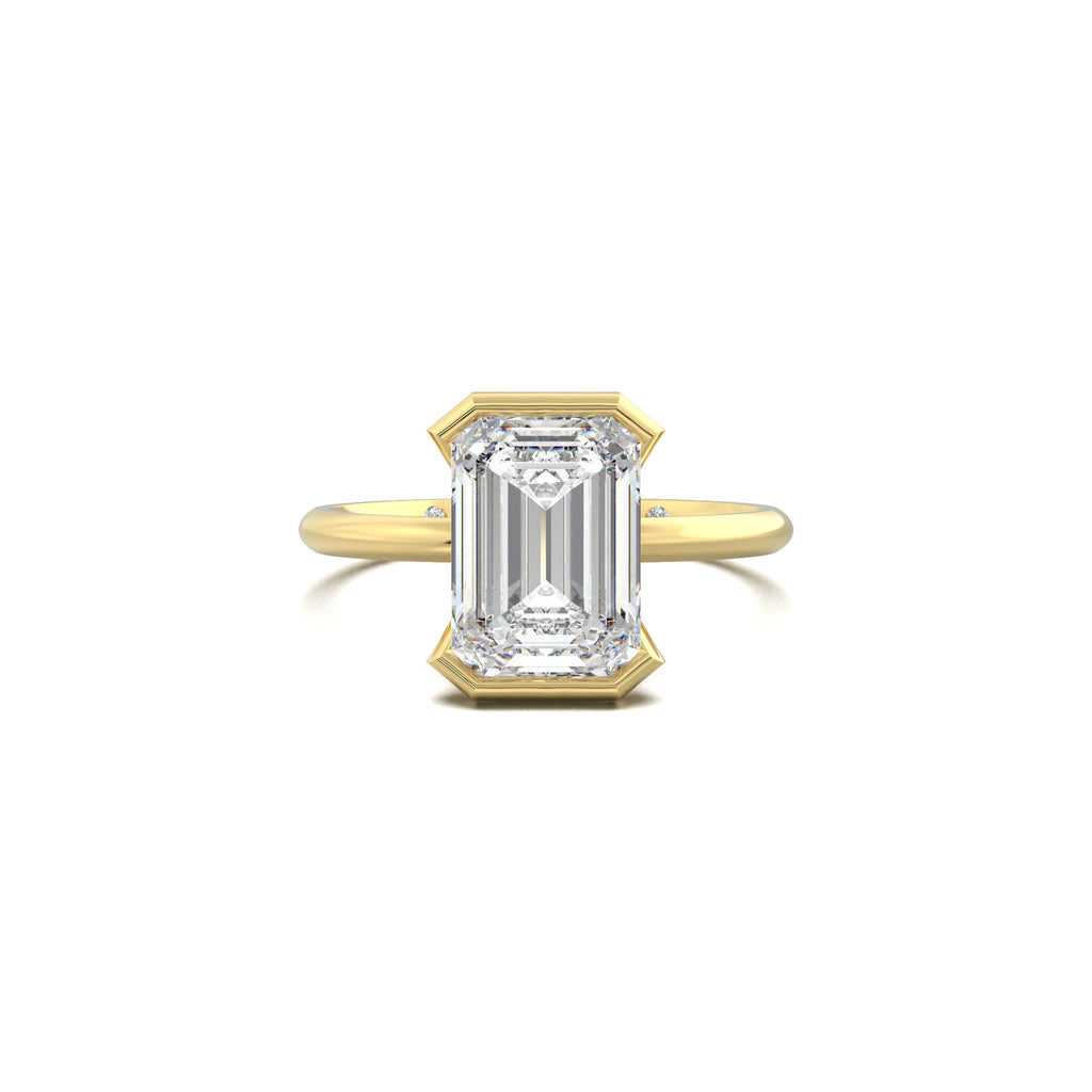 PR0040 yellow gold top view