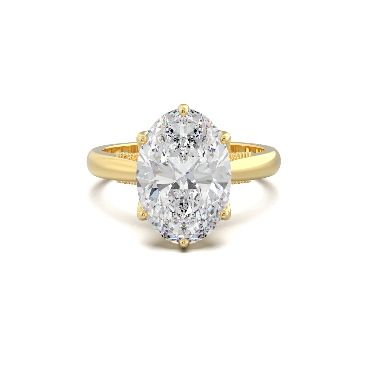PR0046 yellow gold top view