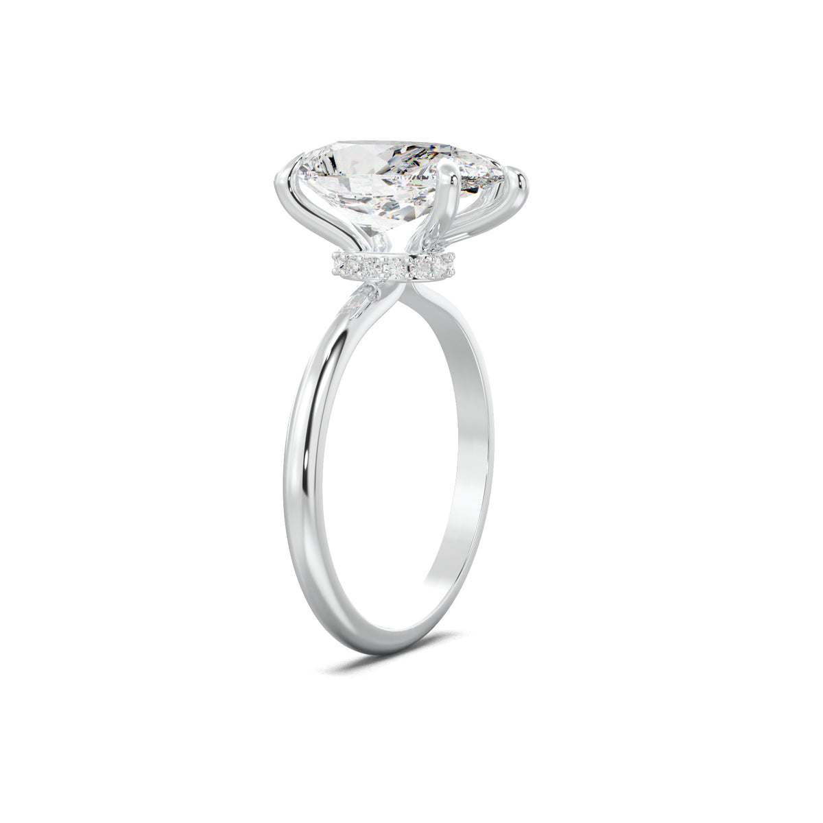 PR0050 white gold three-quarter view