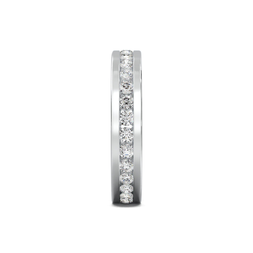 PR0073 men's band white gold side view
