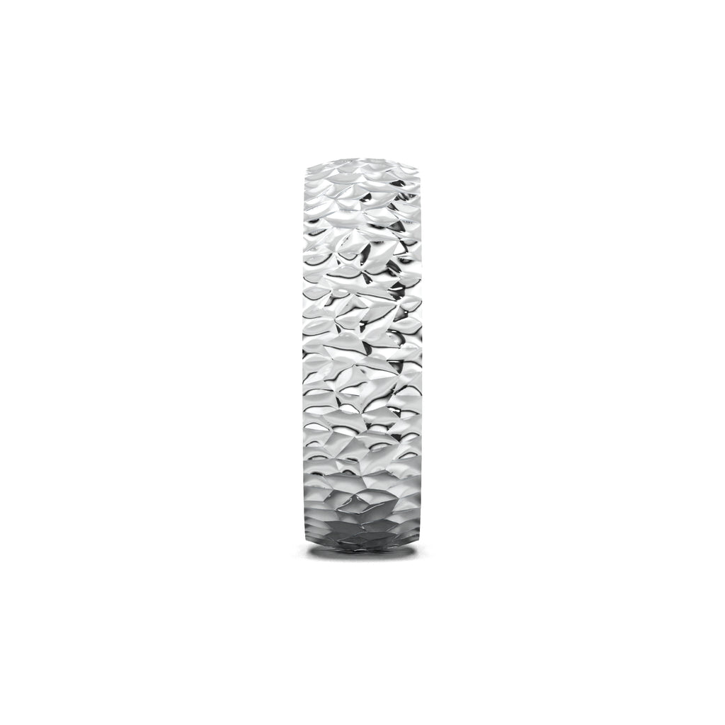 PR0075 men's band white gold side view