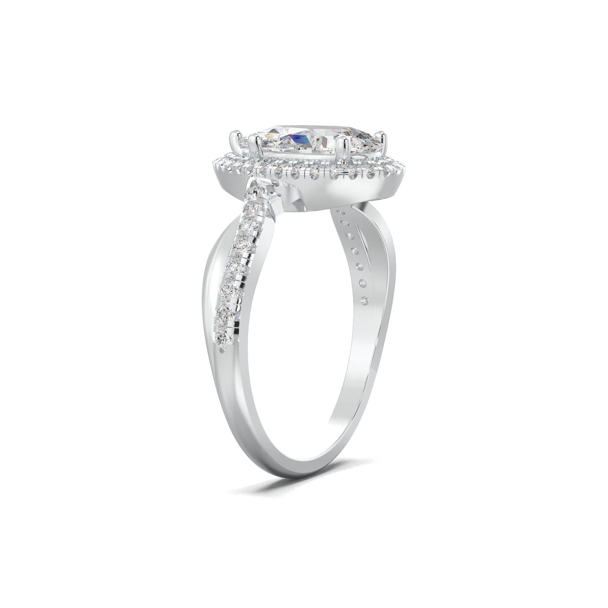 PR0076 white gold three-quarter view