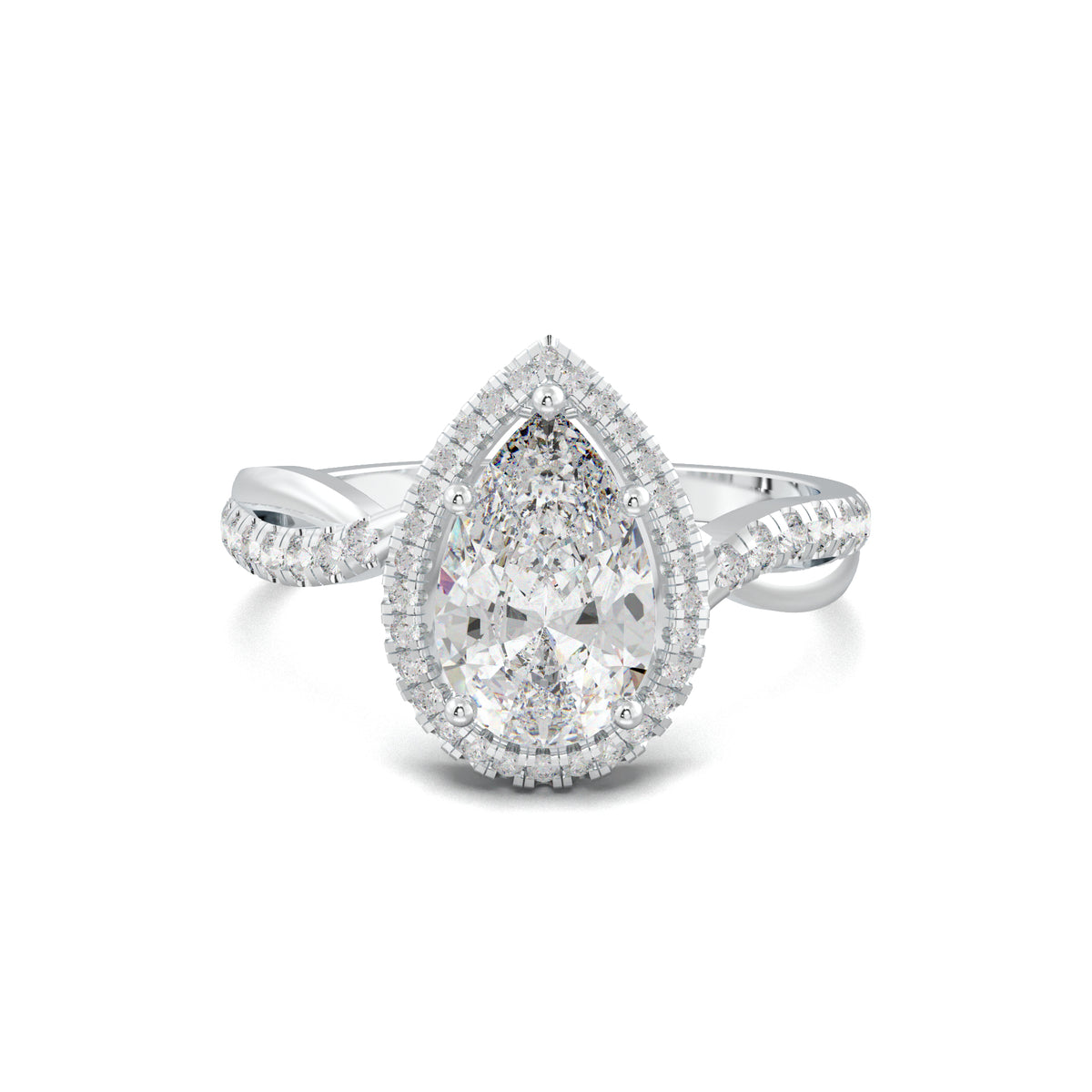 PR0076 white gold top view