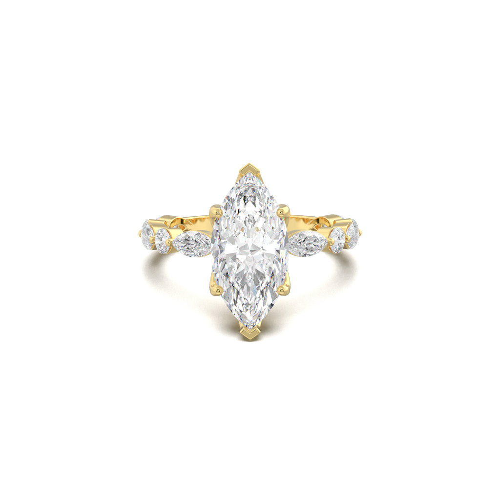 PR0099 yellow gold top view