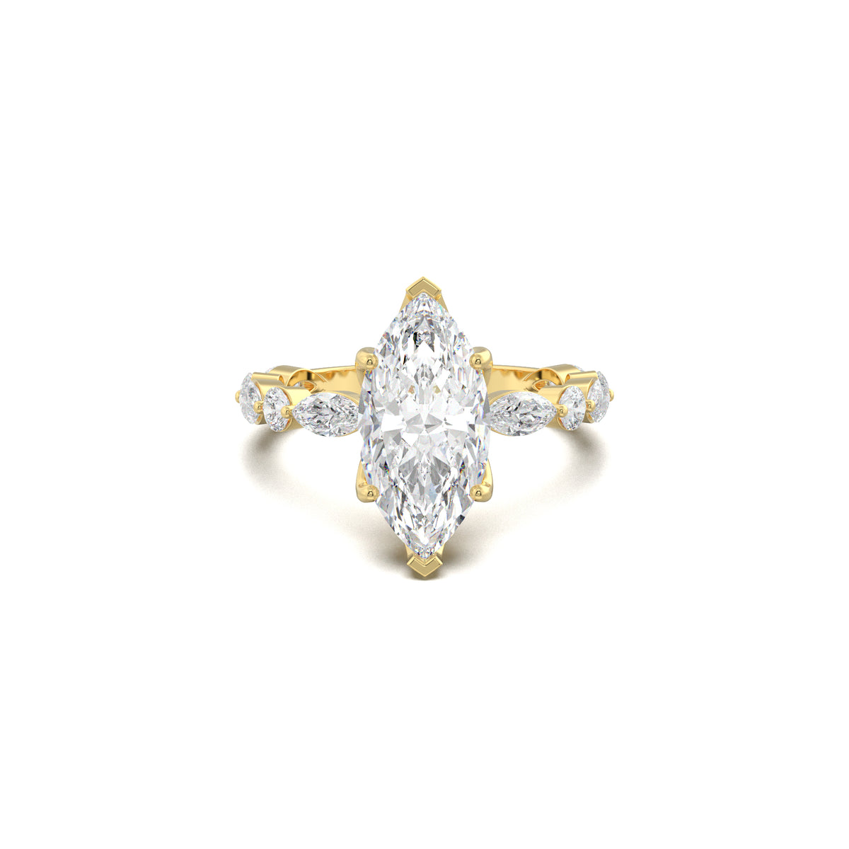 PR0099 yellow gold top view