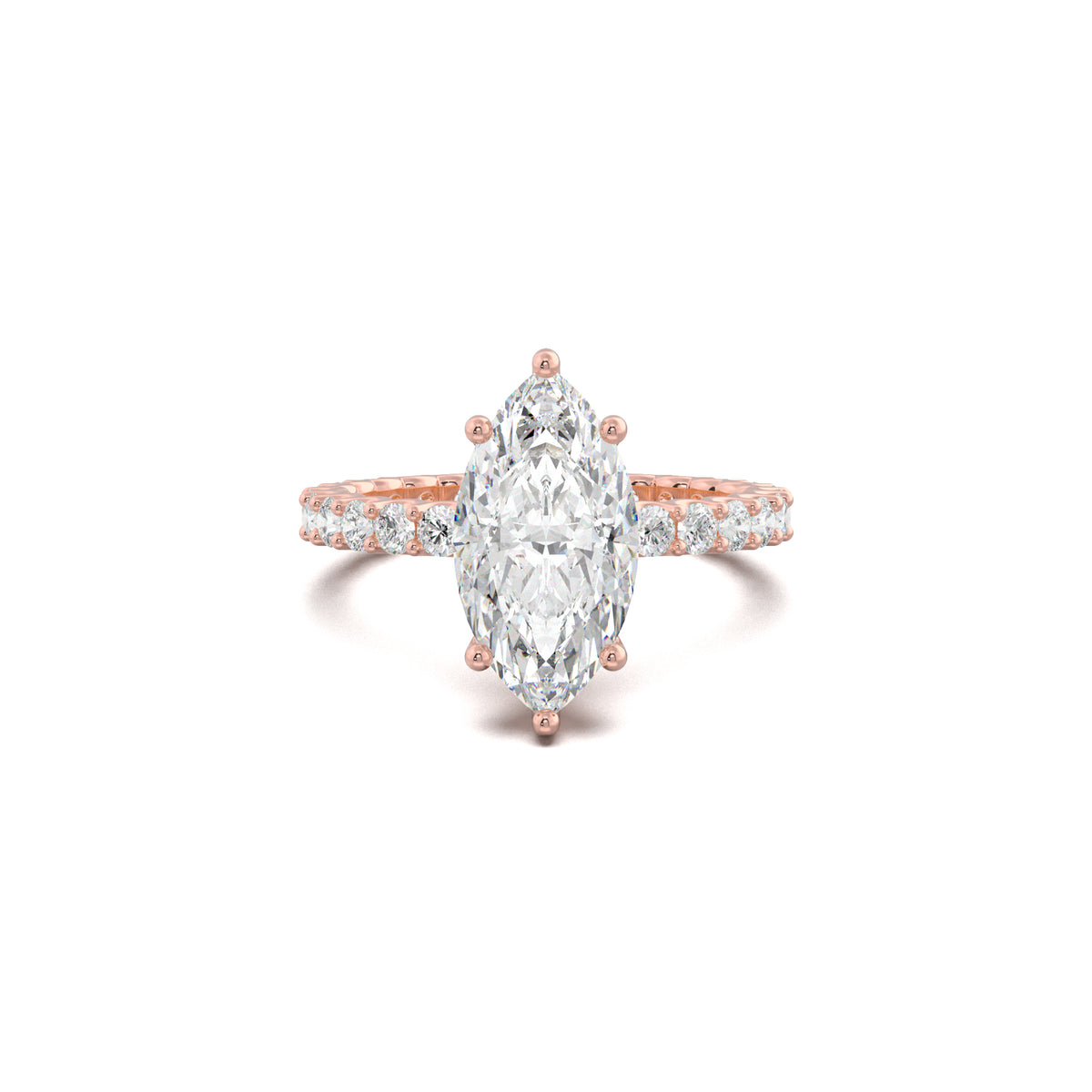 PR0116 rose gold top view